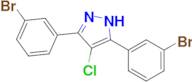 3,5-Bis(3-bromophenyl)-4-chloro-1h-pyrazole