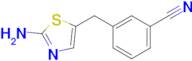 3-[(2-amino-1,3-thiazol-5-yl)methyl]benzonitrile