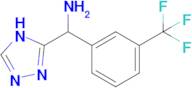 1-(4H-1,2,4-triazol-3-yl)-1-[3-(trifluoromethyl)phenyl]methanamine