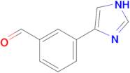 3-(1H-imidazol-4-yl)benzaldehyde