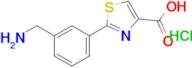 2-(3-(Aminomethyl)phenyl)thiazole-4-carboxylic acid hydrochloride