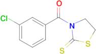 (3-Chlorophenyl)(2-thioxothiazolidin-3-yl)methanone