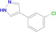 4-(3-Chlorophenyl)-1h-pyrazole