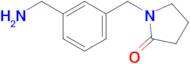 1-(3-(Aminomethyl)benzyl)pyrrolidin-2-one