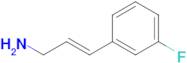 (E)-3-(3-Fluorophenyl)prop-2-en-1-amine