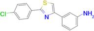 3-(2-(4-Chlorophenyl)thiazol-4-yl)aniline