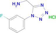 (1-(3-Fluorophenyl)-1h-tetrazol-5-yl)methanamine hydrochloride