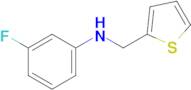 3-Fluoro-N-(thiophen-2-ylmethyl)aniline