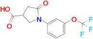 5-Oxo-1-(3-(trifluoromethoxy)phenyl)pyrrolidine-3-carboxylic acid