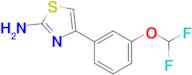 4-[3-(difluoromethoxy)phenyl]-1,3-thiazol-2-amine