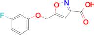 5-((3-Fluorophenoxy)methyl)isoxazole-3-carboxylic acid