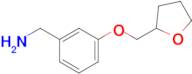 (3-((Tetrahydrofuran-2-yl)methoxy)phenyl)methanamine