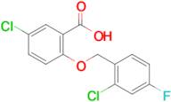 5-Chloro-2-((2-chloro-4-fluorobenzyl)oxy)benzoic acid