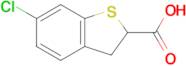 6-Chloro-2,3-dihydrobenzo[b]thiophene-2-carboxylic acid