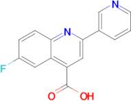 6-Fluoro-2-(pyridin-3-yl)quinoline-4-carboxylic acid