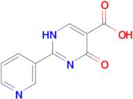 4-oxo-2-(pyridin-3-yl)-1,4-dihydropyrimidine-5-carboxylic acid