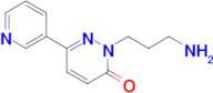 2-(3-Aminopropyl)-6-(pyridin-3-yl)pyridazin-3(2h)-one