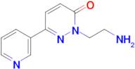 2-(2-Aminoethyl)-6-(pyridin-3-yl)pyridazin-3(2h)-one