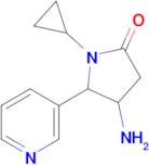 4-Amino-1-cyclopropyl-5-(pyridin-3-yl)pyrrolidin-2-one