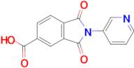1,3-Dioxo-2-(pyridin-3-yl)isoindoline-5-carboxylic acid