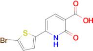 6-(5-bromothiophen-2-yl)-2-oxo-1,2-dihydropyridine-3-carboxylic acid