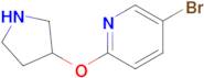 5-Bromo-2-(pyrrolidin-3-yloxy)pyridine