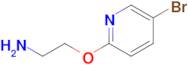 2-((5-Bromopyridin-2-yl)oxy)ethan-1-amine