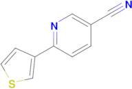 6-(Thiophen-3-yl)nicotinonitrile