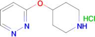 3-(Piperidin-4-yloxy)pyridazine hydrochloride