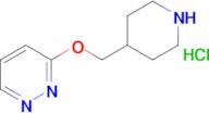 3-(Piperidin-4-ylmethoxy)pyridazine hydrochloride