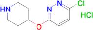 3-Chloro-6-(piperidin-4-yloxy)pyridazine hydrochloride