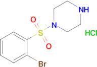 1-((2-Bromophenyl)sulfonyl)piperazine hydrochloride