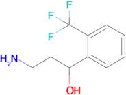 3-Amino-1-(2-(trifluoromethyl)phenyl)propan-1-ol