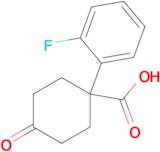 1-(2-Fluorophenyl)-4-oxocyclohexane-1-carboxylic acid