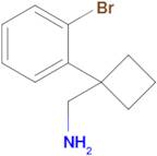 (1-(2-Bromophenyl)cyclobutyl)methanamine