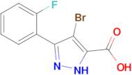 4-bromo-3-(2-fluorophenyl)-1H-pyrazole-5-carboxylic acid