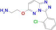 2-((3-(2-Chlorophenyl)-[1,2,4]triazolo[4,3-b]pyridazin-6-yl)oxy)ethan-1-amine