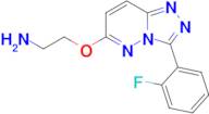 2-((3-(2-Fluorophenyl)-[1,2,4]triazolo[4,3-b]pyridazin-6-yl)oxy)ethan-1-amine