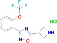 5-(Azetidin-3-yl)-3-(2-(trifluoromethoxy)phenyl)-1,2,4-oxadiazole hydrochloride