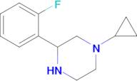 1-Cyclopropyl-3-(2-fluorophenyl)piperazine