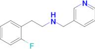 2-(2-Fluorophenyl)-N-(pyridin-3-ylmethyl)ethan-1-amine