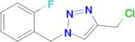 4-(Chloromethyl)-1-(2-fluorobenzyl)-1h-1,2,3-triazole