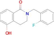 2-(2-Fluorobenzyl)-5-hydroxy-3,4-dihydroisoquinolin-1(2h)-one