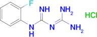 1-[(diaminomethylidene)amino]-N-(2-fluorophenyl)methanimidamide hydrochloride