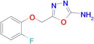 5-[(2-fluorophenoxy)methyl]-1,3,4-oxadiazol-2-amine