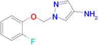 1-((2-Fluorophenoxy)methyl)-1h-pyrazol-4-amine