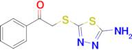 2-[(5-amino-1,3,4-thiadiazol-2-yl)sulfanyl]-1-phenylethan-1-one