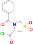 3-Benzoylthiazolidine-4-carbonyl chloride 1,1-dioxide