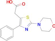 2-(2-Morpholino-4-phenylthiazol-5-yl)acetic acid