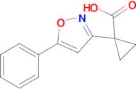 1-(5-Phenylisoxazol-3-yl)cyclopropane-1-carboxylic acid